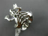 LARGE 5.8CT WHITE & FANCY COLOR DIAMOND & PINK SAPPHIRE 18K WHITE GOLD FROG RING