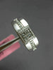 WIDE .36CT DIAMOND 18K WHITE GOLD 3D ROUND & PRINCESS INVISIBLE ANNIVERSARY RING
