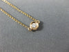 ESTATE .30CT DIAMOND 14KT ROSE GOLD 3D CLASSIC FIVE STONE BY THE YARD NECKLACE
