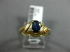 .67CT DIAMOND & AAA SAPPHIRE 14KT YELLOW GOLD INFINITY SOLITAIRE ENGAGEMENT RING