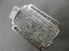 ESTATE MASSIVE 3.02CT DIAMOND ROUND & PRINCESS 14KT WHITE GOLD 3D INVISIBLE RING