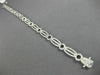 ESTATE WIDE .96CT DIAMOND 14KT WHITE GOLD CLASSIC CIRCLE OF LIFE TENNIS BRACELET