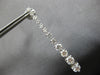 EXTRA LARGE 3.53CT DIAMOND 14KT WHITE GOLD 3D GRADUATING JOURNEY EARRINGS 28178