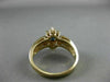 ESTATE .90CT DIAMOND & AAA OVAL SAPPHIRE 14KT YELLOW GOLD ENGAGEMENT RING #19569