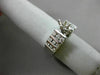 ESTATE WIDE DIAMOND .60CT DIAMOND 14KT WHITE GOLD 3D SEMI MOUNT ENGAGEMENT RING