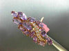 ESTATE EXTRA LARGE 5.36CT DIAMOND & AAA AMETHYST 14K ROSE GOLD OPEN CLUSTER RING