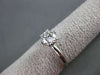 ESTATE .66CT DIAMOND 14KT WHITE GOLD CLASSIC SOLITAIRE ENGAGEMENT RING BEAUTIFUL