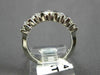 ESTATE WIDE .74CT DIAMOND 14K WHITE GOLD 5 STONE CHANNEL ANNIVERSARY RING #22470