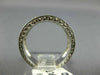 ESTATE WIDE PLATINUM & 18KT YELLOW GOLD 3D OPEN FILIGREE ANNIVERSARY RING #26410