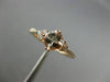 ESTATE .85CT DIAMOND & AAA CUSHION CUT MORGANITE 14K WHITE GOLD 3D FUN LOVE RING