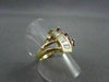 ANTIQUE WIDE 1.45CTW DIAMOND & AAA RUBY 14KT YELLOW COCKTAIL RING AMAZING #22075