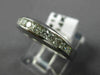ESTATE .48CT DIAMOND 14KT WHITE GOLD 3D CHANNEL WEDDING ANNIVERSARY RING #18145