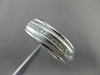 ESTATE WIDE 1.20CT DIAMOND 14K WHITE GOLD MILGRAIN ETERNITY RING DAZZLING #20383