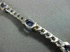 ESTATE 7.22CT DIAMOND & AAA TANZANITE 14KT WHITE & YELLOW GOLD BRACELET #17384