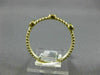 ESTATE .11CT DIAMOND 14K YELLOW GOLD ROPE 3 STONE BEZEL WEDDING ANNIVERSARY RING