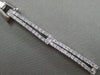 ESTATE .78CT ROUND DIAMOND 14KT WHITE GOLD MULTI STRAND LARIAT HANGING NECKLACE