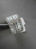 ESTATE WIDE F COLOR, VVS 4.0CT DIMAOND 18K GOLD RING