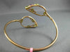 ESTATE LARGE 4.44CT DIAMOND AAA AMETHYST & PERIDOT 14K ROSE GOLD BANGLE BRACELET