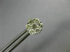 ESTATE 1.10CT DIAMOND 14KT YELLOW GOLD 3D CLASSIC CLUSTER FLOWER STUD EARRINGS