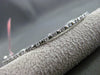 ESTATE .55CT DIAMOND 18KT WHITE GOLD 3D ETOILE CLASSIC 2mm BANGLE BRACELET