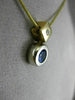 ESTATE .55CT DIAMOND & AAA TANZANITE 18KT YELLOW GOLD 3D BEZEL ETOILE PENDANT