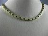 ESTATE 15.88CT DIAMOND & AAA SAPPHIRE 18KT YELLOW GOLD 3D ETERNITY LOVE NECKLACE