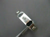 ESTATE WIDE .48CT DIAMOND 14K W GOLD SQUARE ETOILE ANNIVERSARY MENS RING #15429