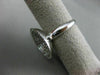 ESTATE LARGE 1.72CT DIAMOND 14KT WHITE GOLD ETOILE CIRCLE CONCAVE MULTI ROW RING