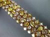ESTATE LARGE GIA 24.03CT MULTI COLOR FANCY DIAMOND 18K ROSE GOLD TENNIS BRACELET