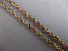 14.85CT DIAMOND & AAA TOURMALINE AAA PINK SOUTH SEA PEARL 18K ROSE GOLD NECKLACE
