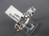 ESTATE 1.95CT ROUND & BAGUETTE DIAMOND 14K WHITE GOLD 3D ANNIVERSARY RING #20670