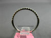 ESTATE .19CT DIAMOND 18KT WHITE GOLD SEMI ETERNITY WEDDING ANNIVERSARY RING BAND
