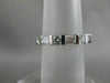 ANTIQUE PLATINUM 1.06CTW ROUND BAGUETTE DIAMOND ETERNITY ANNIVERSARY RING #20014