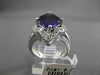 ESTATE LARGE 2.25CTW DIAMOND & AAA AMETHYST 14KT WHITE GOLD FLORAL STAR RING