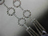 ESTATE LARGE 1.13CT DIAMOND 14K WHITE GOLD 3D MULTI SHAPE HANGING EARRINGS VS
