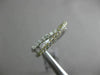 ESTATE .74CT DIAMOND 18KT WHITE & YELLOW GOLD CLASSIC SEMI ETERNITY X LOVE RING