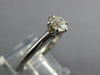 ESTATE .40CT DIAMOND PLATINUM 3D CLASSIC TIFFANY & CO SOLITAIRE ENGAGEMENT RING