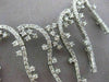 ESTATE LARGE 4.90CT DIAMOND 14KT WHITE GOLD ETERNITY WAVE NECKLACE