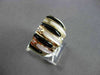 ESTATE LARGE 0.16CT DIAMOND 14KT YELLOW GOLD ONYX & MOTHER OF PEARL RING