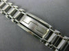 ESTATE WIDE & LONG 14KT WHITE GOLD HANDCRAFTED ITALIAN MENS BRACELET #22779