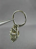 ESTATE LARGE GIA 5.39CT WHITE & CHOCOLATE FANCY DIAMOND 18KT WHITE GOLD EARRINGS