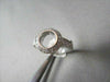 ESTATE .50CT DIAMOND 14KT WHITE GOLD 3D CLASSIC FILIGREE BEZEL ENGAGEMENT RING