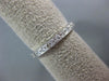 ESTATE .85CT DIAMOND 14KT WHITE GOLD FILIGREE ETERNITY ANNIVERSARY RING #16121