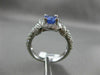 ESTATE WIDE 2.51CT DIAMOND & TANZANITE 18KT WHITE GOLD INFINITY ENGAGEMENT RING