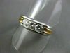 ESTATE .90CT DIAMOND 14KT W&Y GOLD CHANEL SET ANNIVERSARY /WEDDING RING #1317
