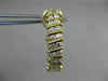ESTATE LARGE 1.36CT DIAMOND 14KT YELLOW GOLD TWO ROW UMBRELLA HANGING EARRINGS