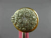 ESTATE EXTRA LARGE .46CT DIAMOND 18K WHITE & ROSE GOLD 3D DOME SHAPE FLOWER RING
