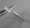 ESTATE .60CT DIAMOND 14KT WHITE GOLD ROUND STONE ETERNITY ENGAGEMENT RING #21626