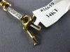 ESTATE 1.26CT DIAMOND 14KT WHITE & YELLOW GOLD 3D CHANNEL TENNIS BRACELET #16619
