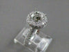ESTATE 1.20CTW DIAMOND PAVE 14K W GOLD ENGAGEMENT RING SEMI MOUNT SETTING #20096